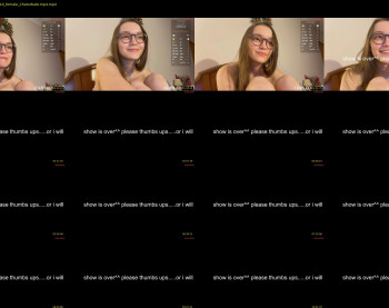 existencee — 12 minute Chaturbate female naked cam show, 720p, Dec 20, 2024