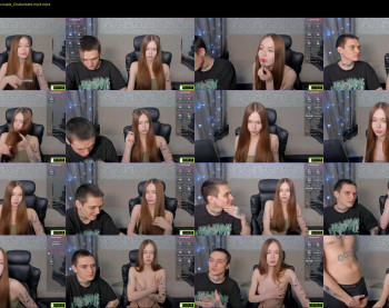 eshcka — 70 minute Chaturbate couple naked cam show, 720p, Jan 6, 2025