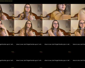 existencee — 17 minute Chaturbate female naked cam show, 720p, Jan 18, 2025