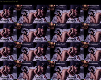 masqueradeporn — 3 minute Chaturbate couple naked cam show, 720p, Apr 2, 2025