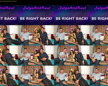 julyaandraul — 81 minute Chaturbate couple naked cam show, 720p, Mar 26, 2026