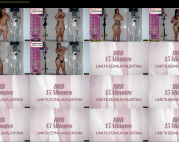 milavalentinax — 37 minute Chaturbate female naked cam show, 720p, Apr 19, 2026